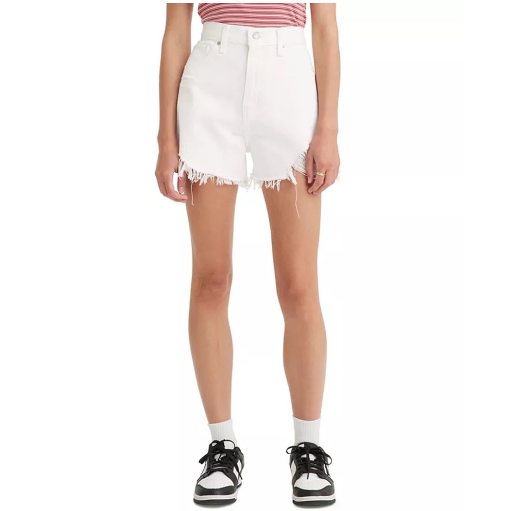 Levi’s high rise mom shorts